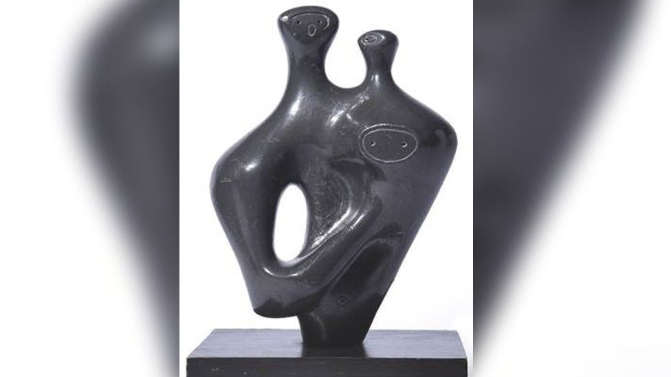 Henry Moore sculpture Mother And Child sells for £400,000 - BBC News