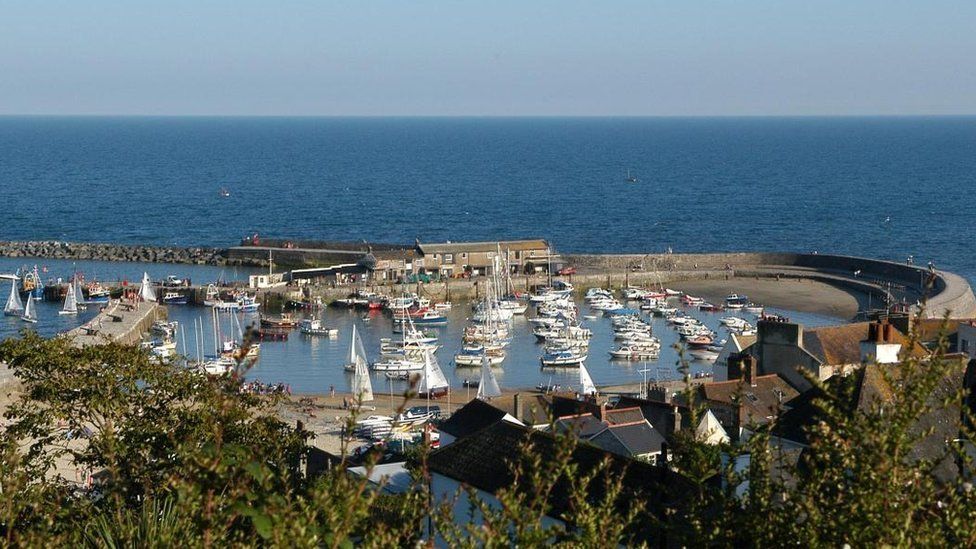 Lyme Regis harbour