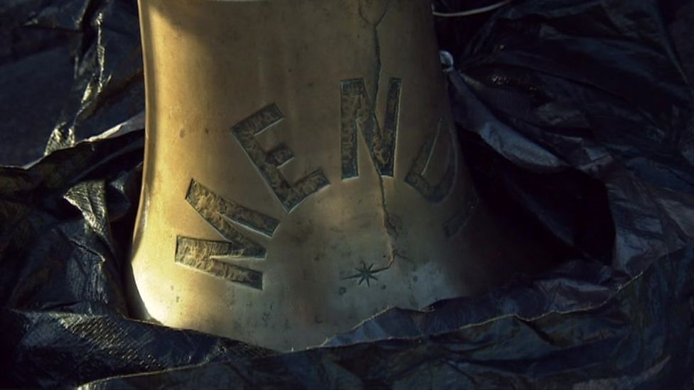 The bell from the SS Mendi