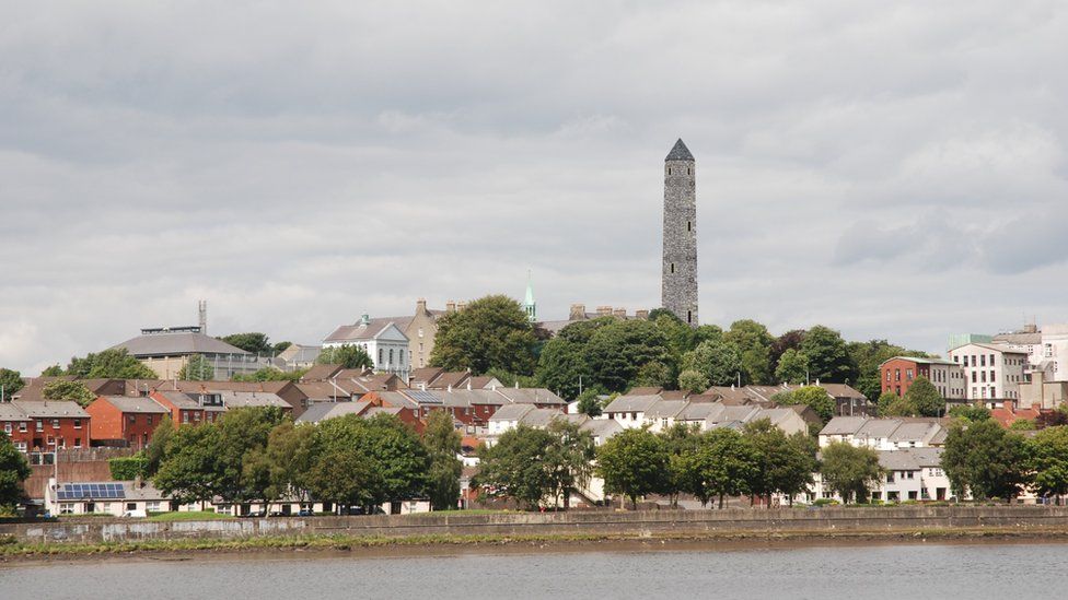 Photoshopped tower into Derry skyline