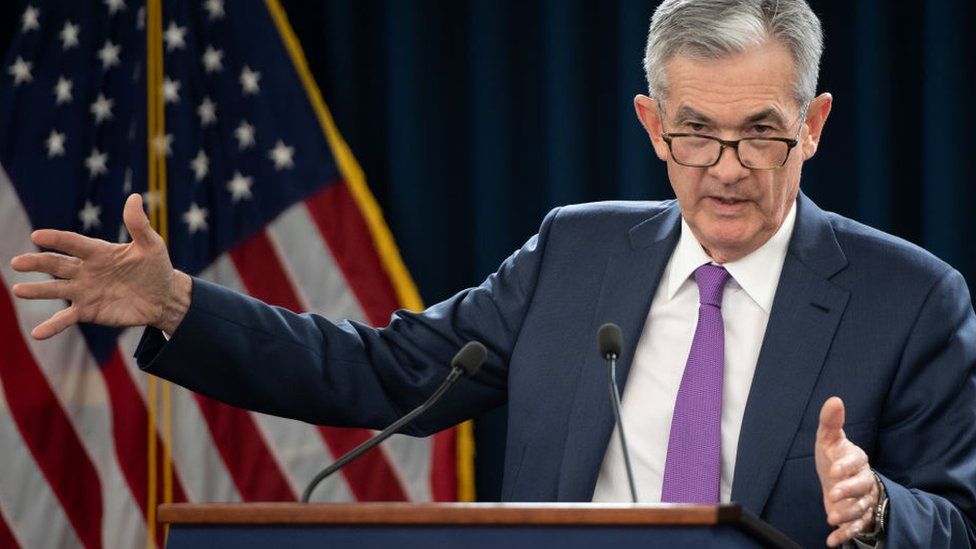 US Federal Reserve chairman Jerome Powell
