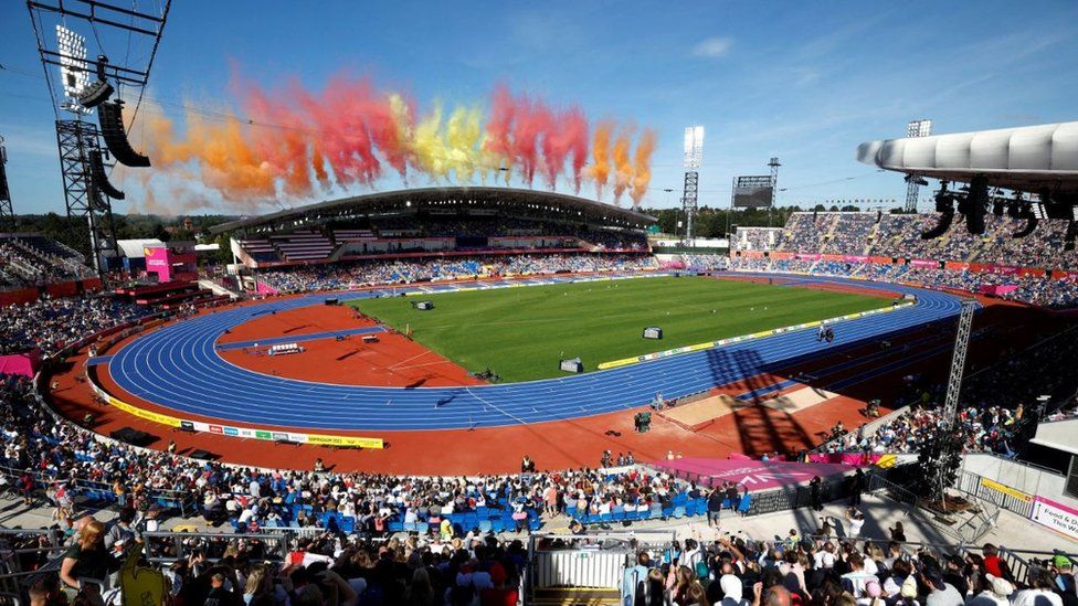 Alexander Stadium during the commonwealth games 2022