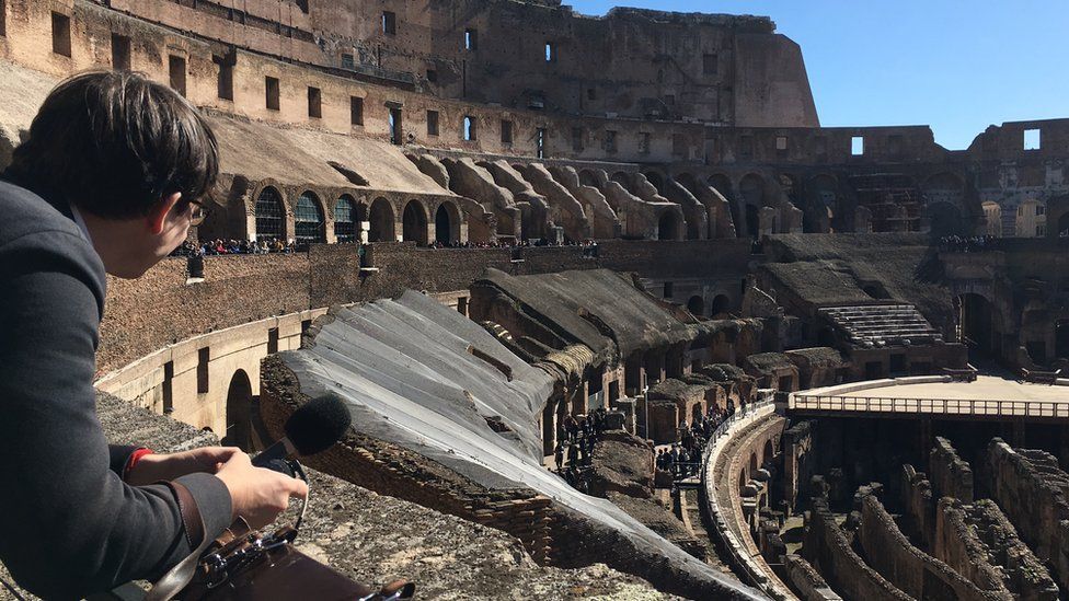 James Reynolds at the Colosseum