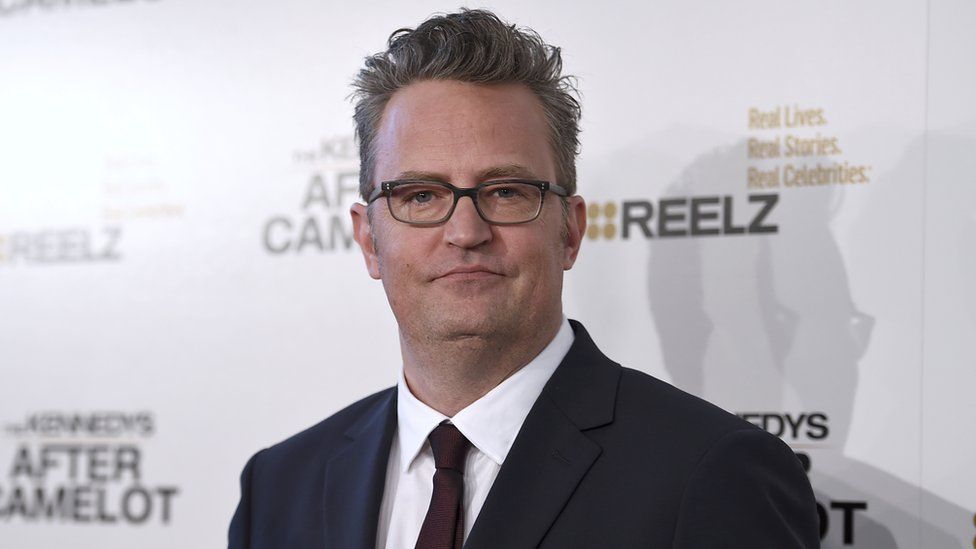 Matthew Perry arrives at a special screening of "The Kennedys - After Camelot" at The Paley Center for Media on Wednesday, March 15, 2017, in Beverly Hills, Calif.
