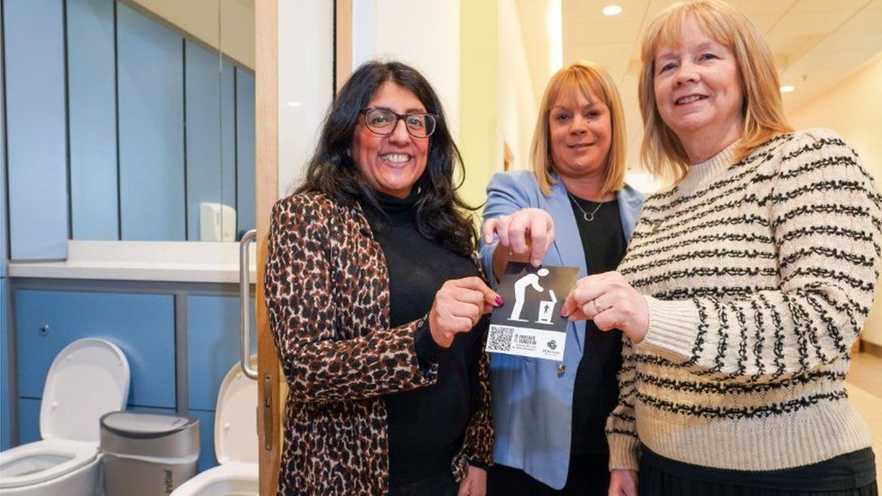 Lubna Latif Curtis, from Prostate Cancer UK, Samantha Knight from White Rose and Susan Childs