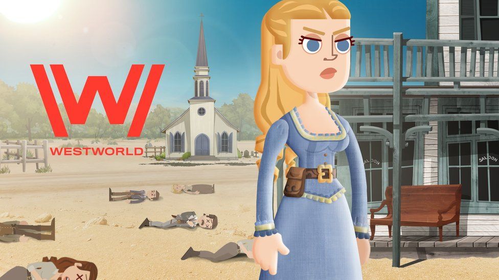 Screenshot from Westworld mobile game