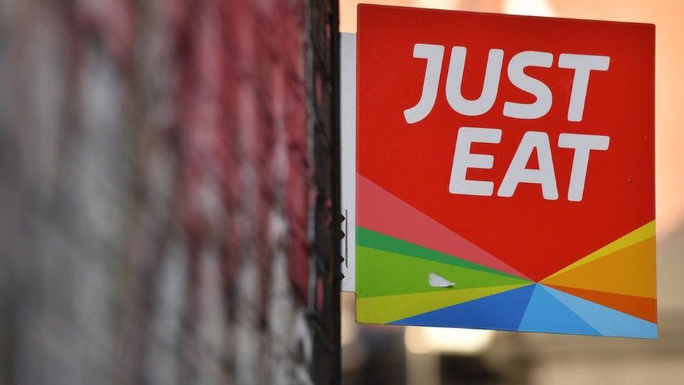 Just Eat sign