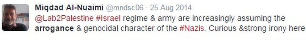 August 2014 tweet