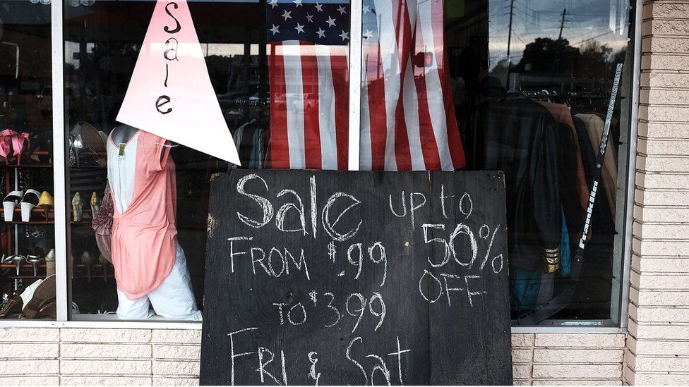 Shop front in United States