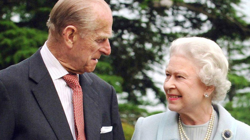 Duke of Edinburgh with Queen Elizabeth II at Broadlands, 2007