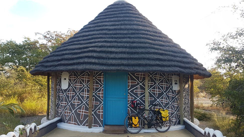 Hut in Botswana