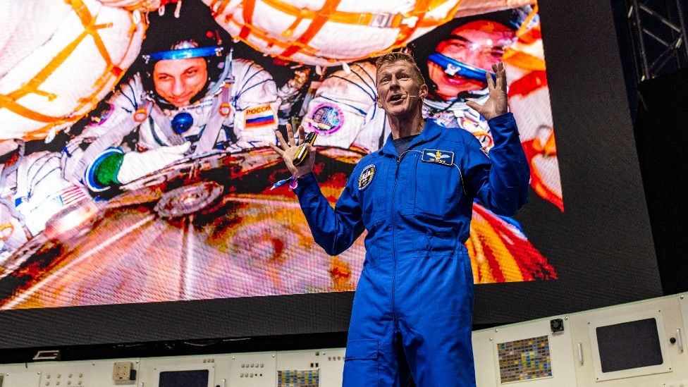 Maj Tim Peake at Bluedot festival