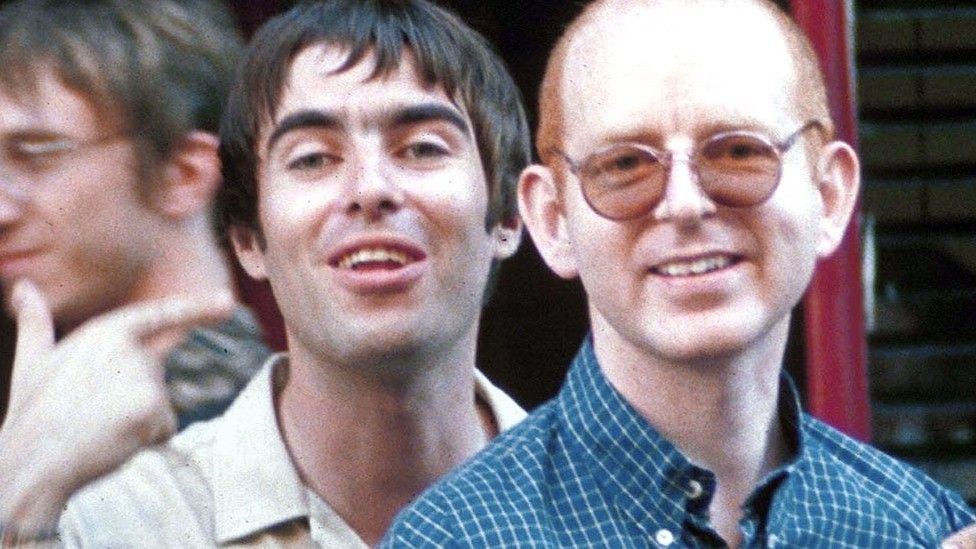 Liam Gallagher and Alan McGee