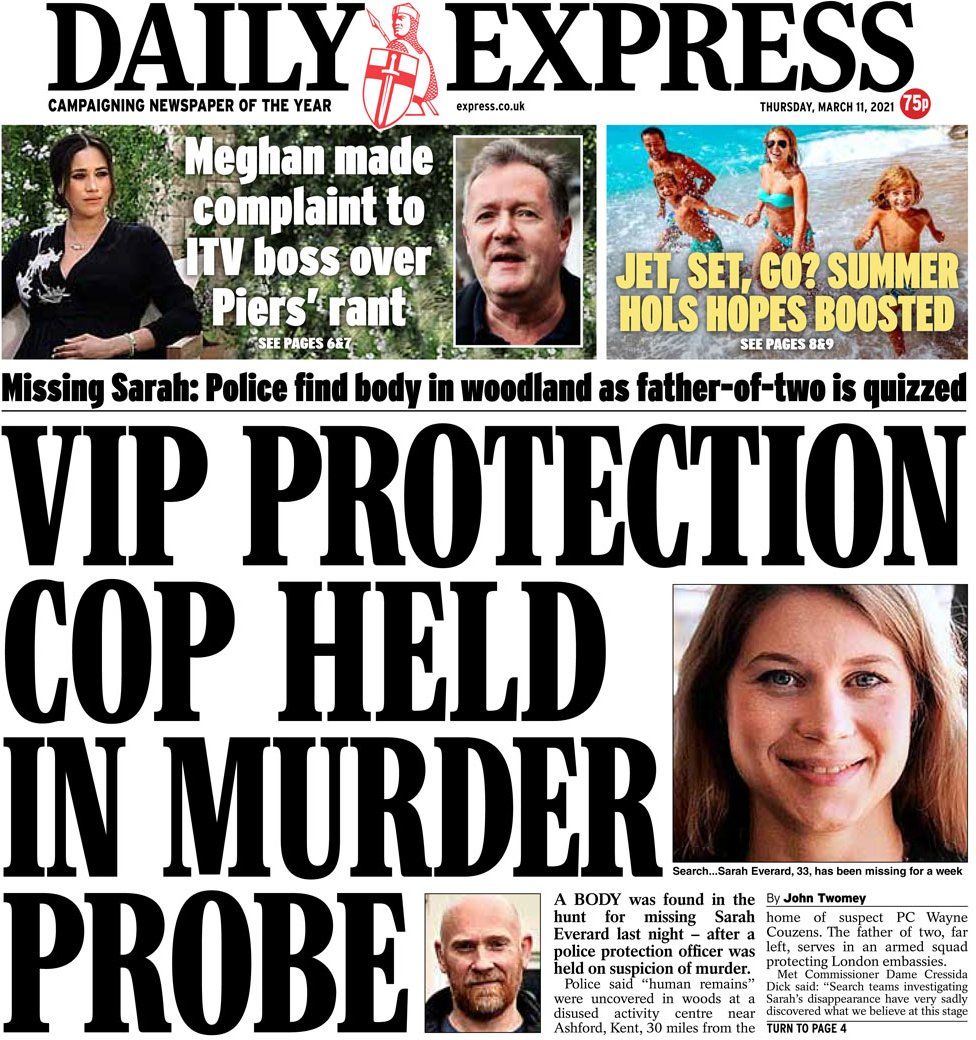 The Daily Express 11 March