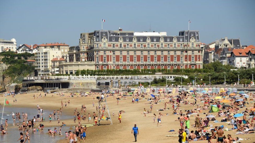 Hotel du Palais in Biarritz, France, 2019