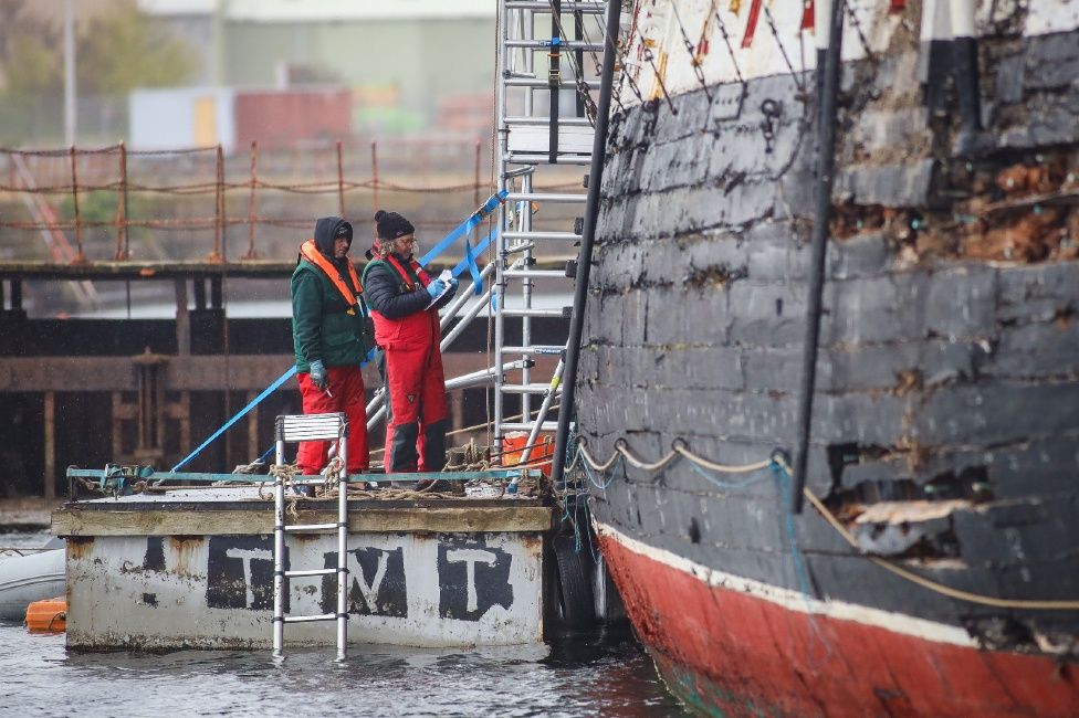 HMS Unicorn goes under the microscope for preservation project