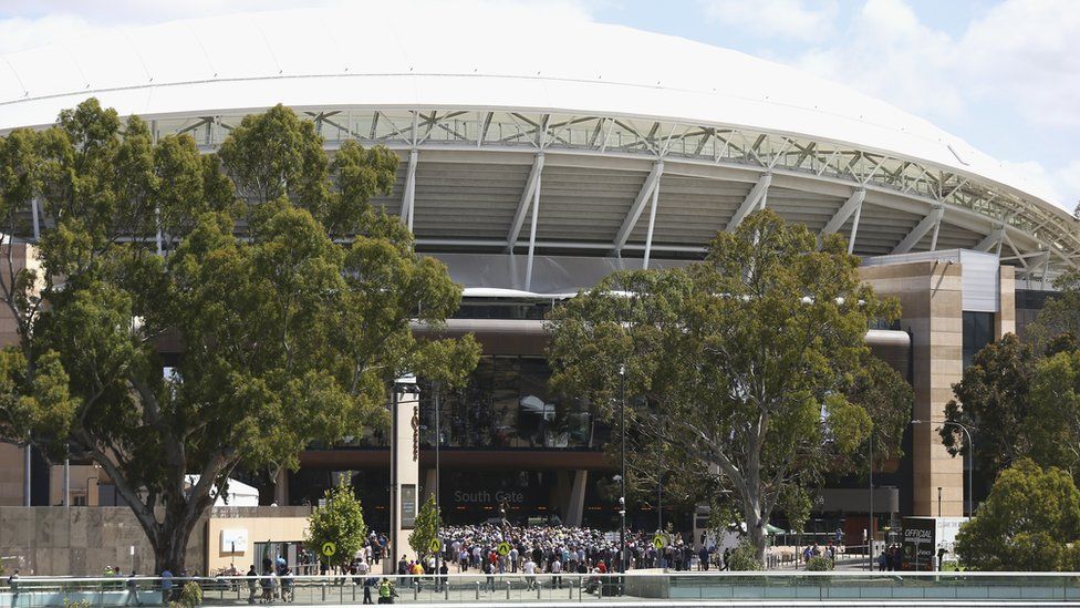 An image of the outside of Adelaide Oval