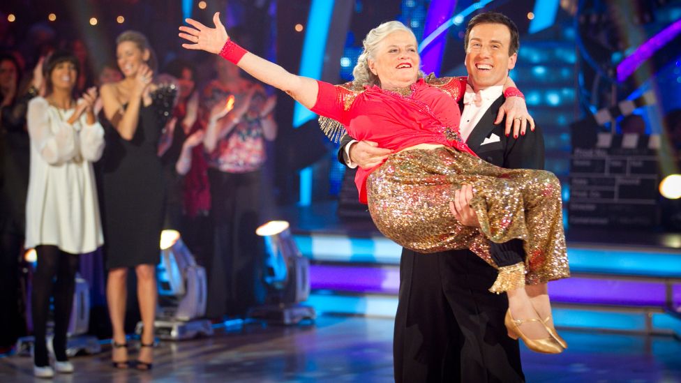Ann Widdecombe and Anton Du Beke on Strictly Come Dancing