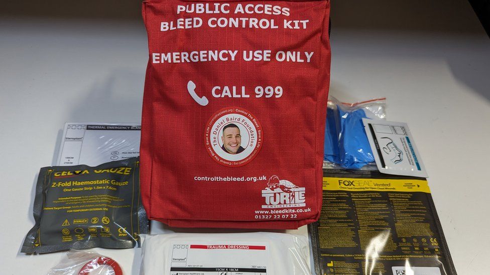 The kits are designed to stop life-threatening bleeding