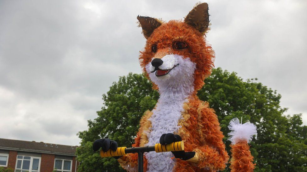 Fox puppet at the First Light Festival