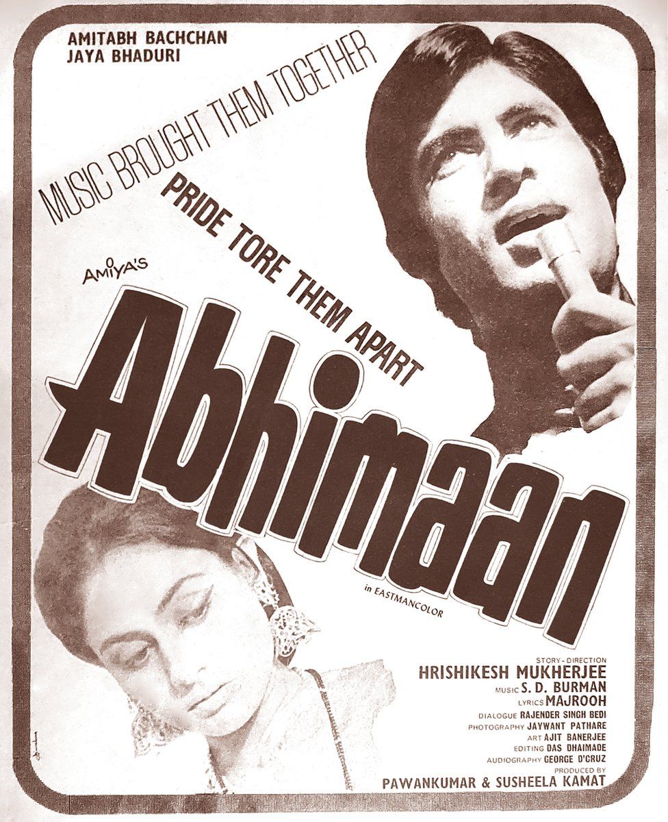 A poster of Abhimaan