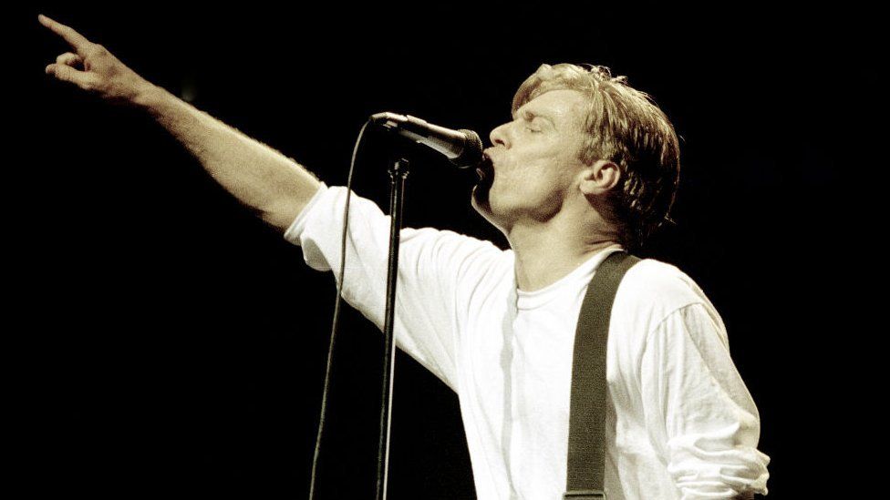 Singer Bryan Adams in 1992