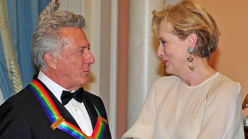 Dustin Hoffman and Meryl Streep in 2012, when they were both Kennedy honourees