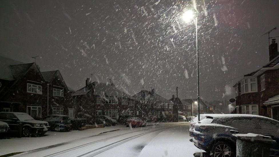 Snow in Blaby