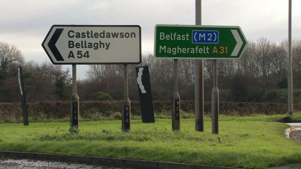 The A6 scheme will include a bypass around Dungiven