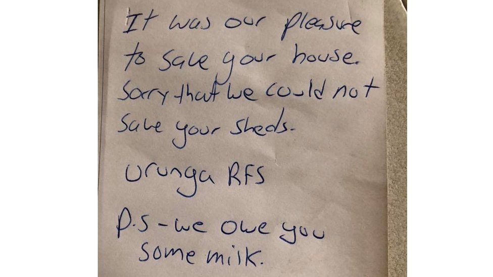 Note posted by Paul Sekfy written by Urunga RFS