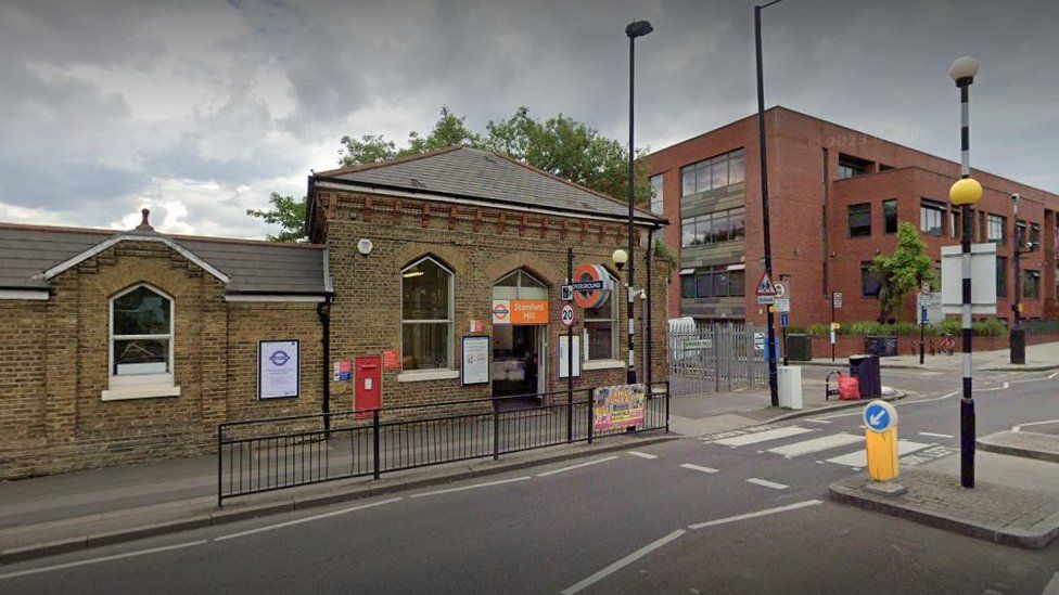 Google StreetView image of Stamford Hill Overground station