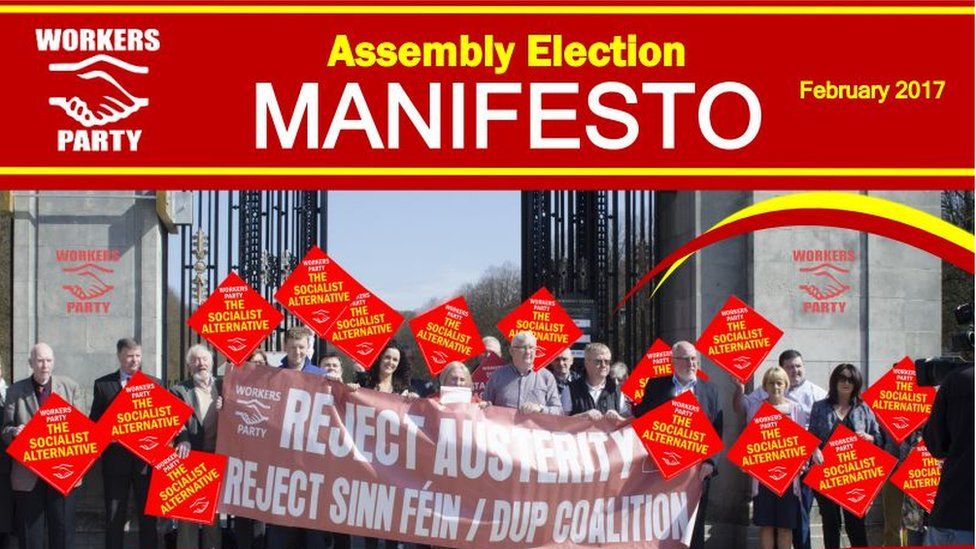 The party is fielding five candidates under a manifesto entitled 'The Socialist Alternative'