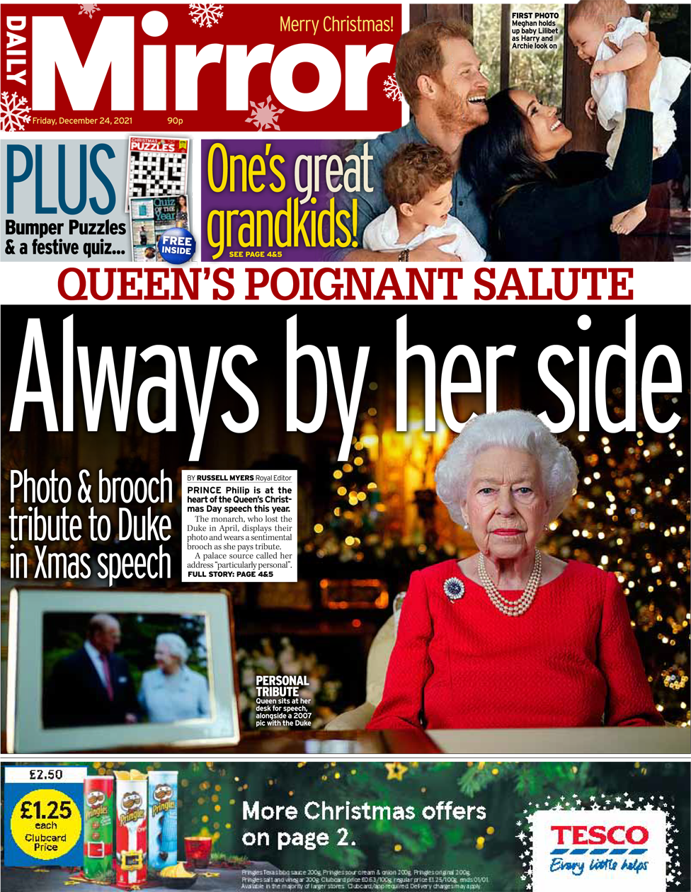 Daily Mirror - Christmas Eve