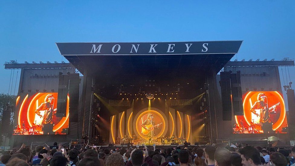 Arctic Monkeys gig in Sheffield