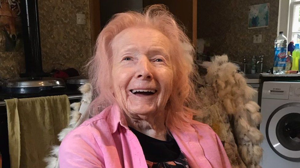 Joyce in her Pittenweem kitchen