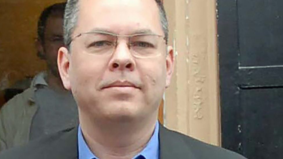 This undated photo made available by the Dogan News Agency on March 13, 2018 shows Andrew Brunson, an American pastor, in Izmir.