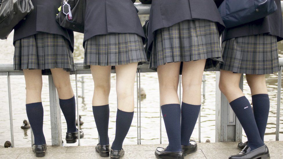 The school has had "ongoing issues" with girls' uniforms
