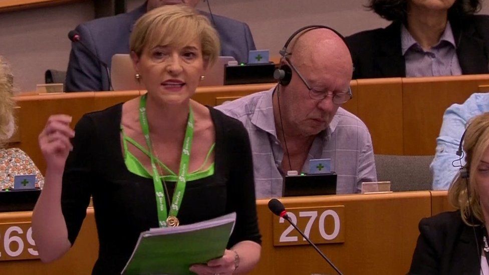 Martina Anderson speaks in the European parliament