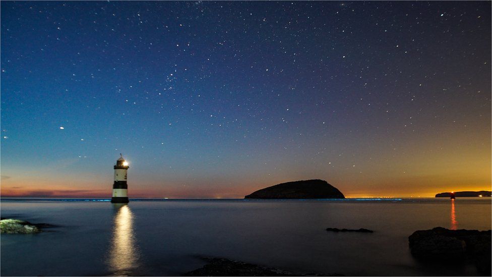 Midsummer night's dream: Jonathan Demery captured this beautiful starry night at Penmon in Anglesey