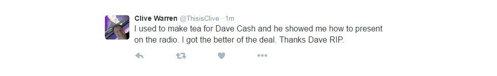 Clive Warren tweet