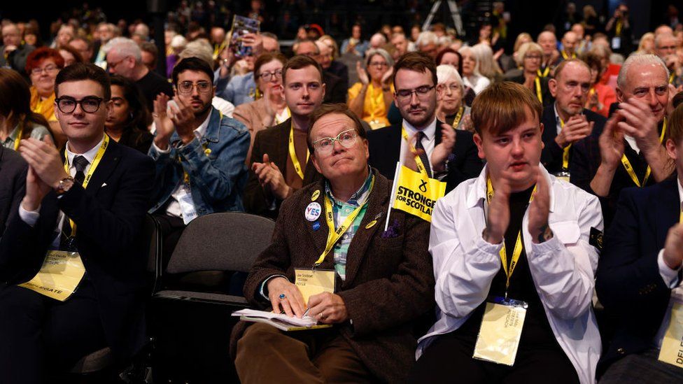 snp members at party conference