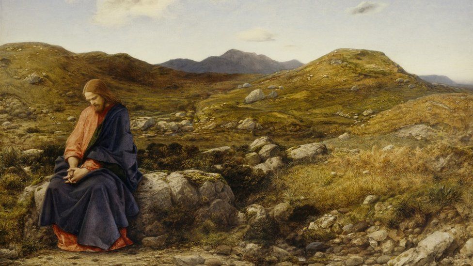 Man of Sorrows, about 1860, William Dyce (detail)