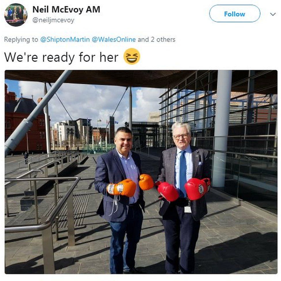 Neil McEvoy's tweet
