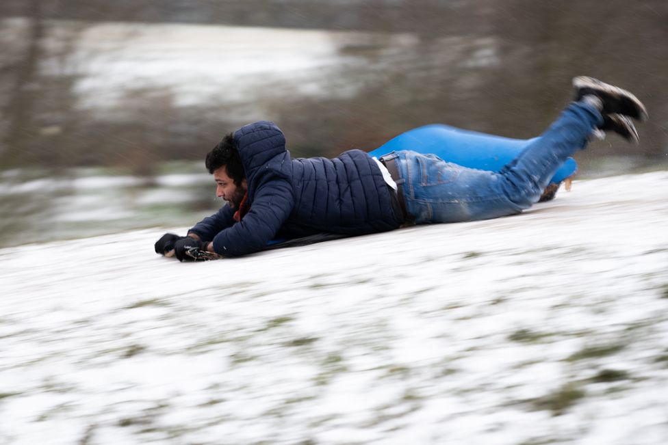 In pictures Storm Darcy brings snow to the UK BBC News