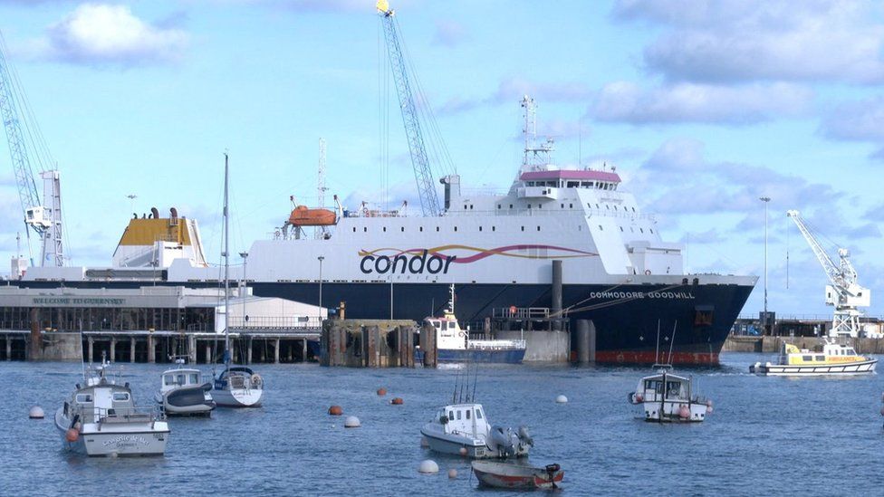 Commodore Goodwill in Guernsey Harbour