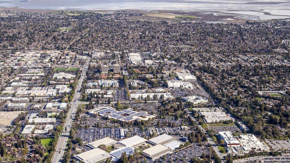 The Cities of Mountain View and Palo Alto in Silicon Valley