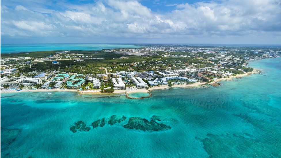 A picture of the Cayman Islands