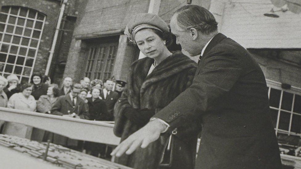 In March1948, Her Royal Highness Princess Elizabeth visited Wolverton,