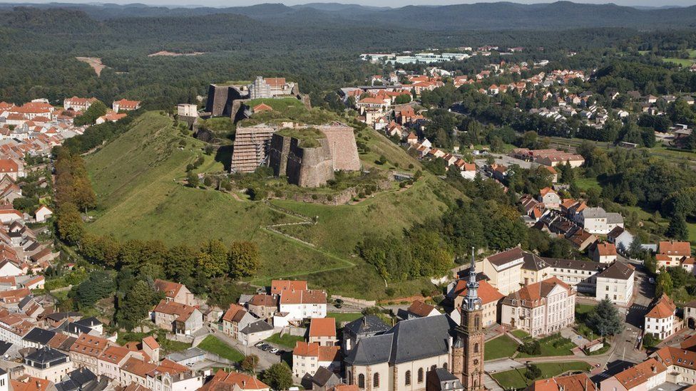 Aerial view of Bitche