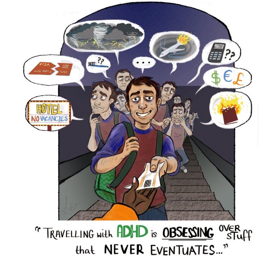 Image of travelling with ADHD